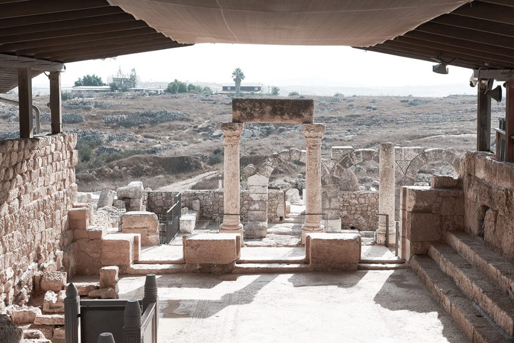 The ancient synagogue in Susia